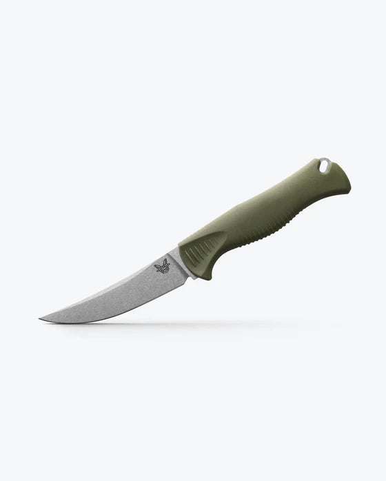 Benchmade MEATCRAFTER® | DARK OLIVE SANTOPRENE® | 4" TRAILING POINT