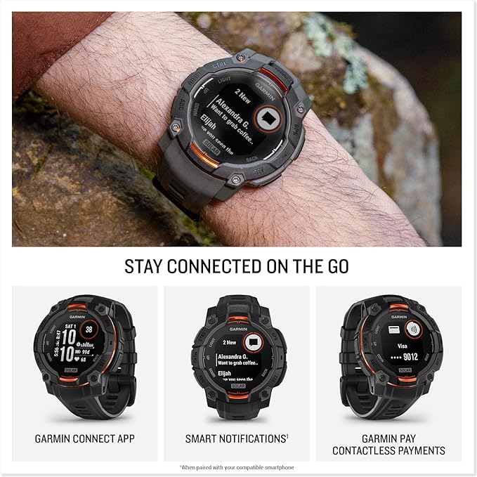 Garmin Instinct® 3 45mm Solar Smartwatch