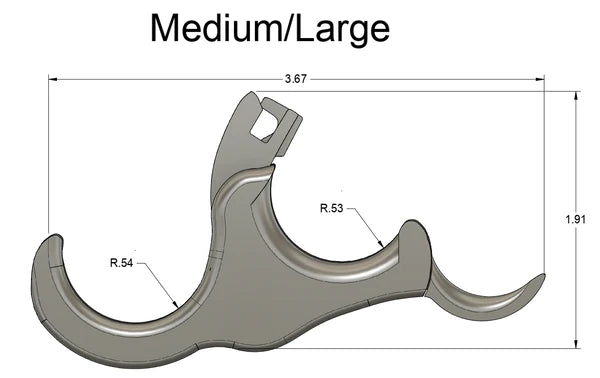 Evolution Outdoors IBEX Handheld Release - Brass