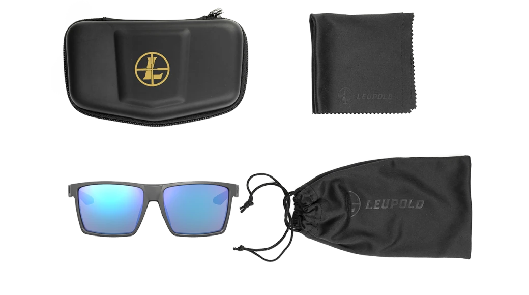 Leupold Desoto - Dark Gray, Blue Mirror - Polarized